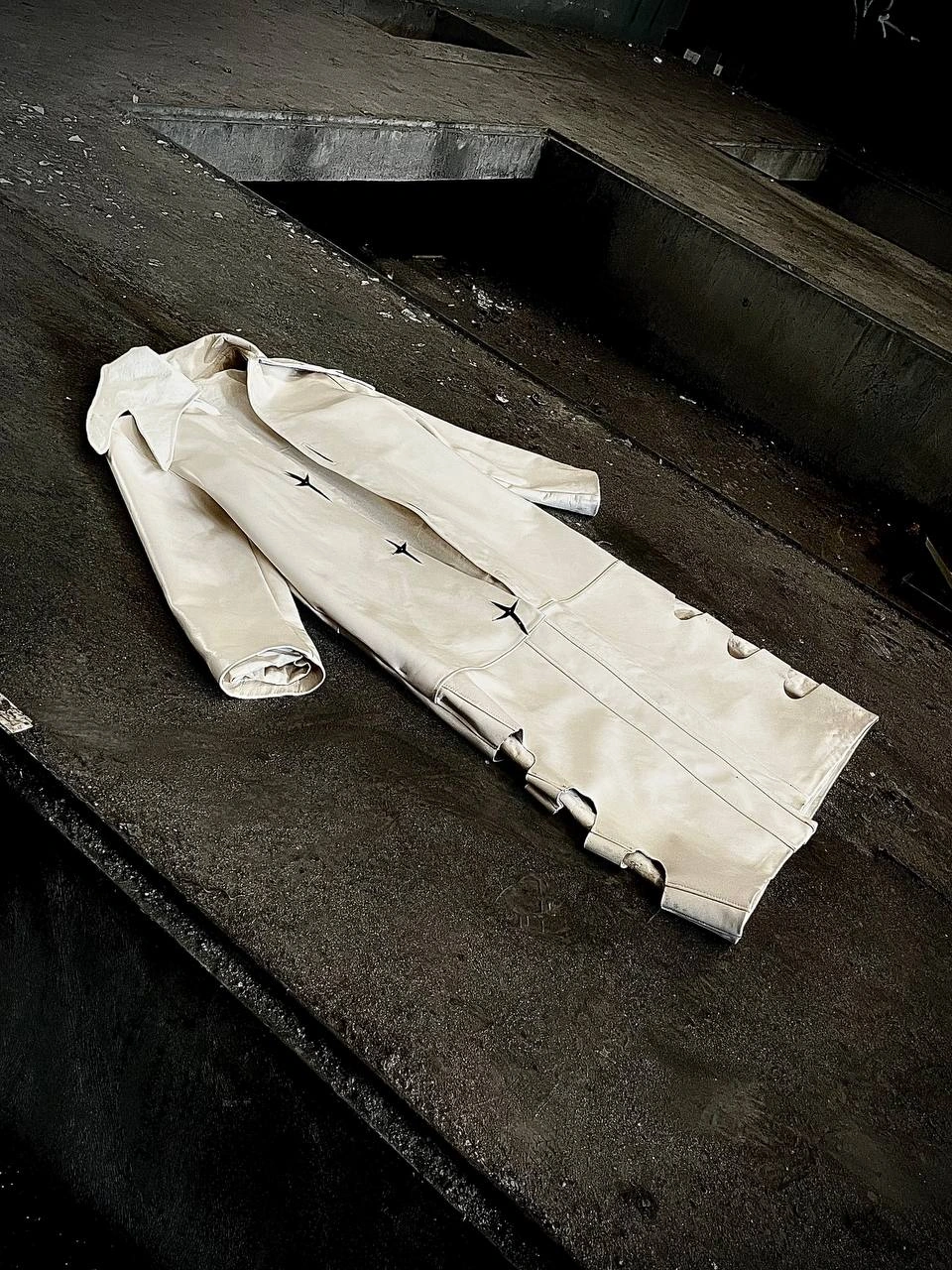 Leather Trench Coat «The Process of Becoming Samson», image 7